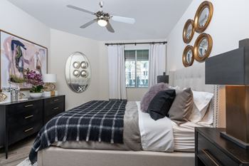 Ceiling fans in select living room and bedrooms*
